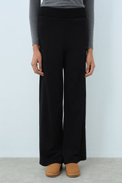 Rayon Bol Pantolon - Siyah