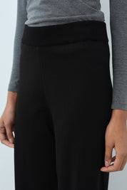 Rayon Bol Pantolon - Siyah