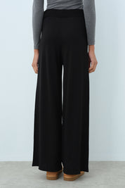 Rayon Bol Pantolon - Siyah