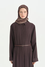 Regalio Twill İpek Eşarp - Mürdüm
