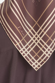 Regalio Twill İpek Eşarp - Mürdüm