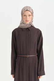 Regalio Twill İpek Eşarp - Pudra