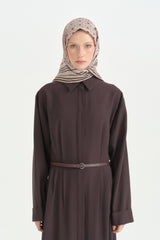 Regalio Twill İpek Eşarp - Pudra