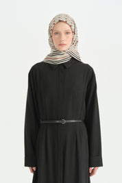 Regalio Twill İpek Eşarp - Taş
