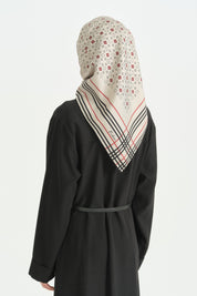 Regalio Twill İpek Eşarp - Taş