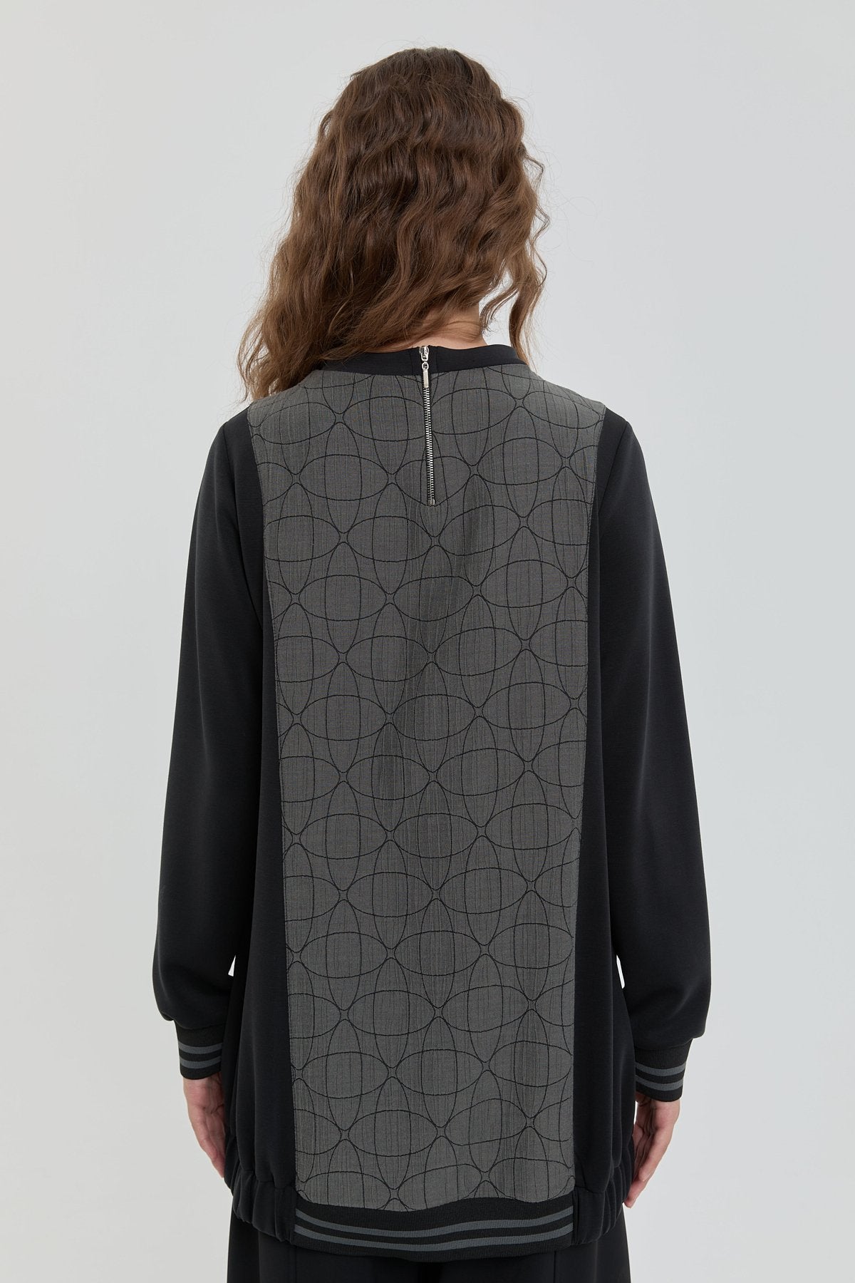 Ribana Detaylı Sweat - Siyah
