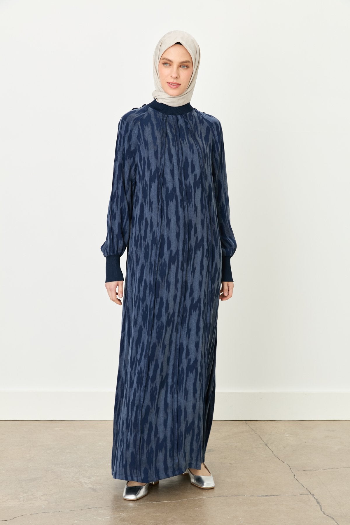 Ribbed Sea Bream Dress - Indigo
