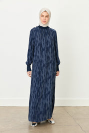 Ribbed Sea Bream Dress - Indigo