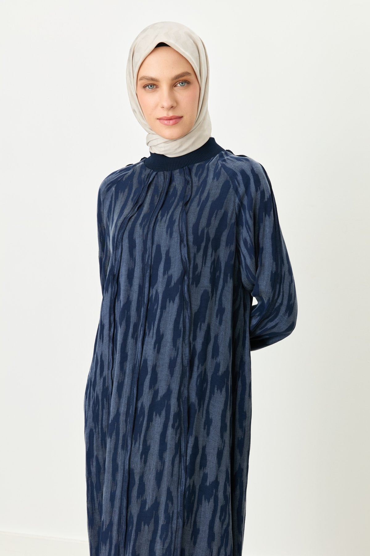 Ribbed Sea Bream Dress - Indigo
