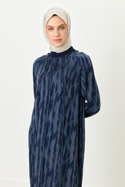 Ribbed Sea Bream Dress - Indigo