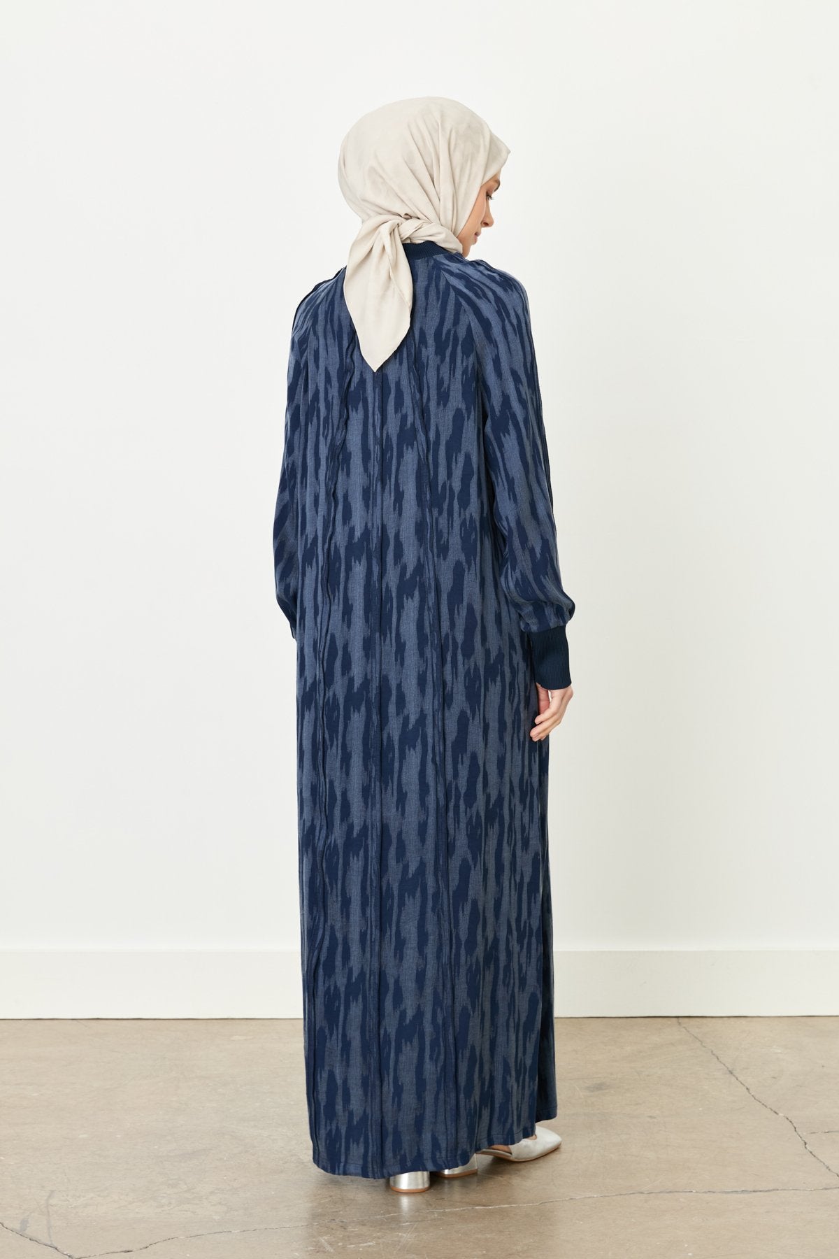 Ribbed Sea Bream Dress - Indigo