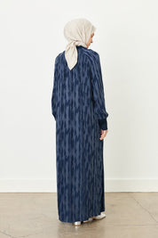 Ribbed Sea Bream Dress - Indigo