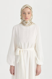 Ritim Twill İpek Eşarp - Gold