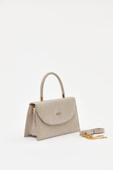 Satchel Abiye Çanta - Gold