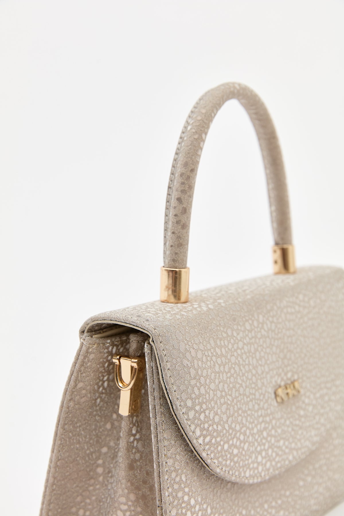 Satchel Abiye Çanta - Gold