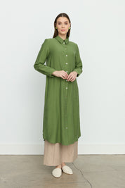 Symmetric Stitch Detail Tencel Tunic - Amazon