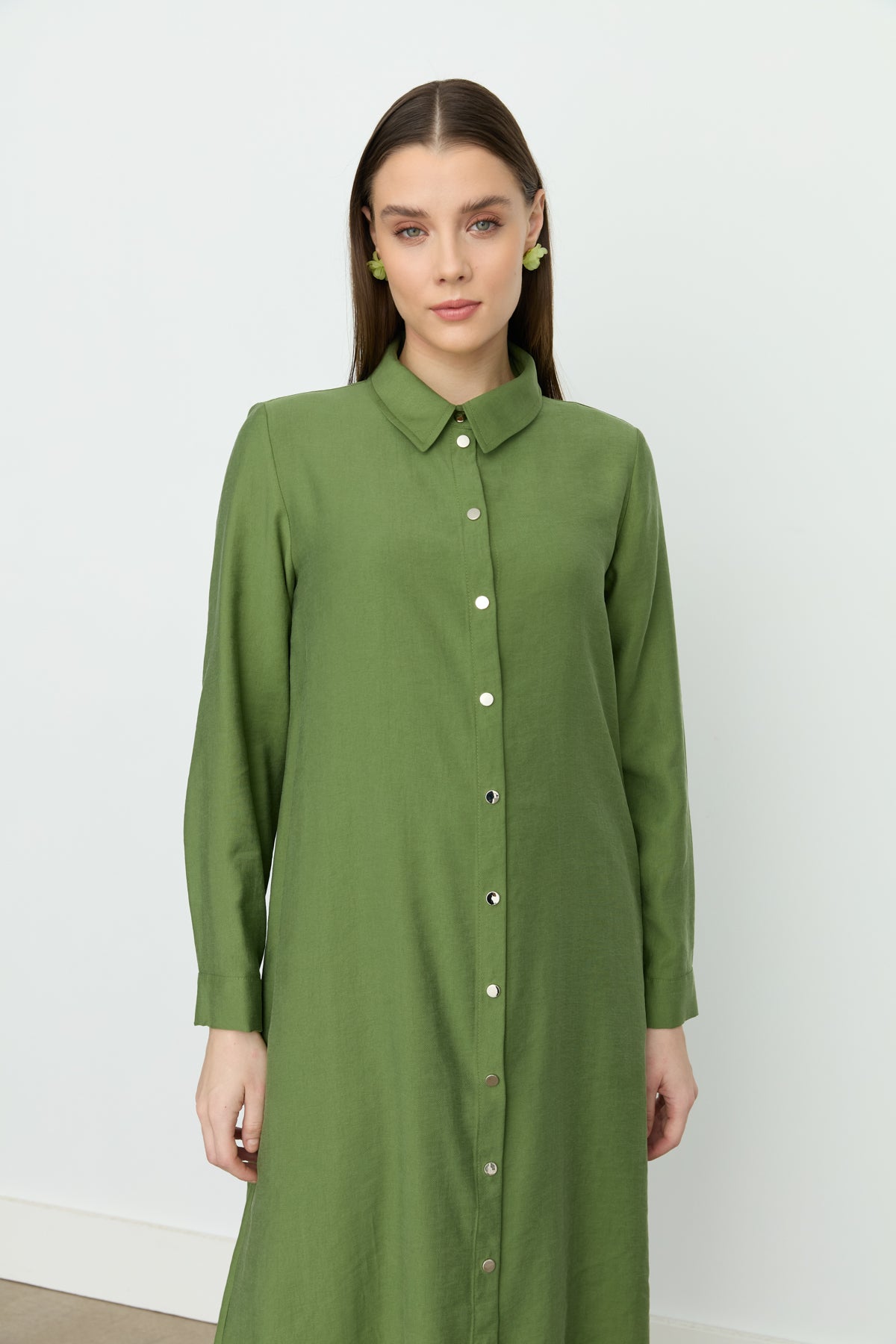 Symmetric Stitch Detail Tencel Tunic - Amazon