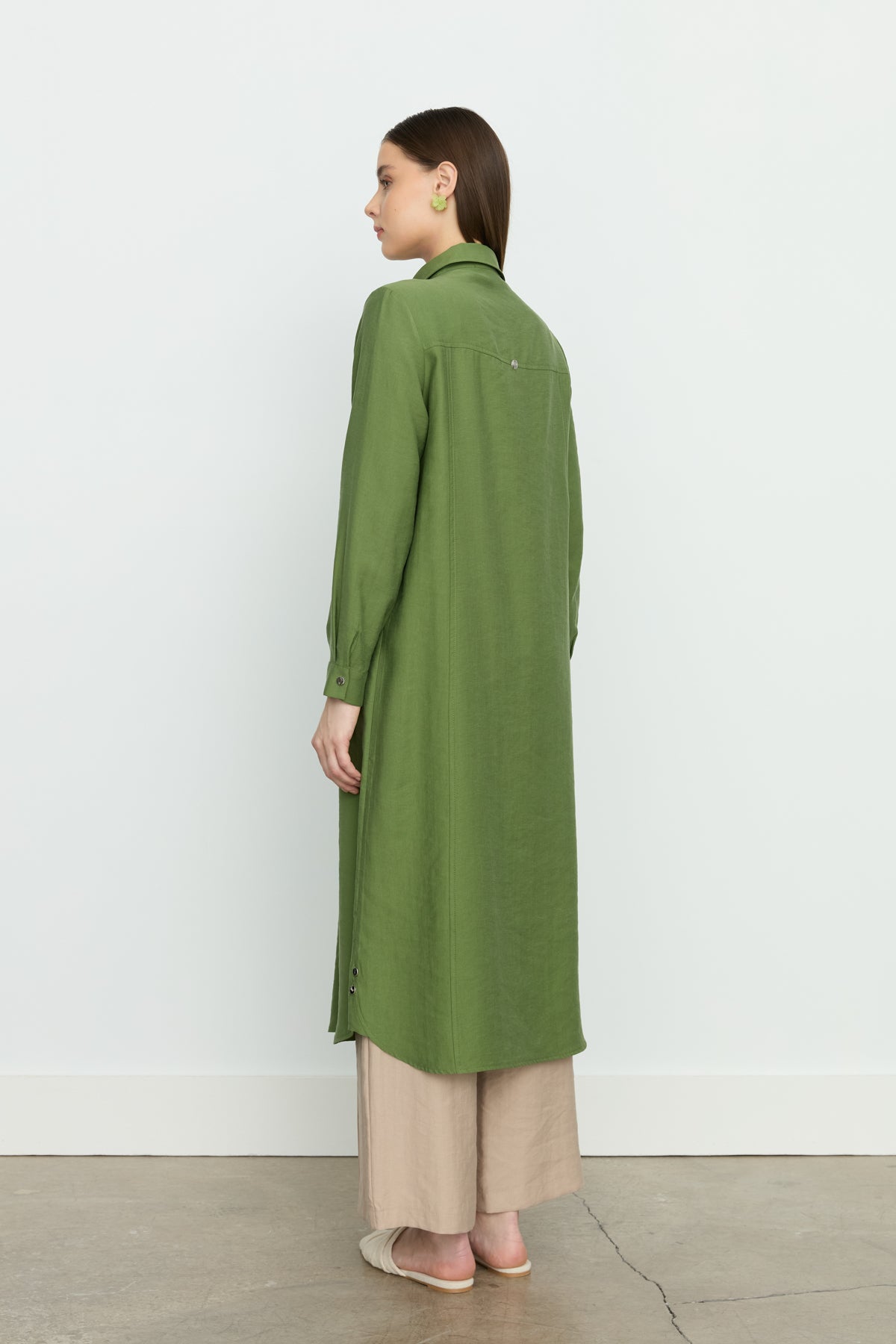 Symmetric Stitch Detail Tencel Tunic - Amazon