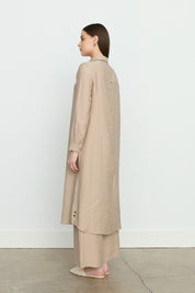 Simetrik Dikiş Detaylı Tencel Tunik - Kumsal