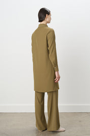 Taş Baskılı Pantolon Tunik Takım - Olive