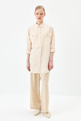 Taş Detaylı Oversize Tunik - Taş