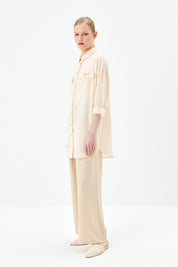 Taş Detaylı Oversize Tunik - Taş