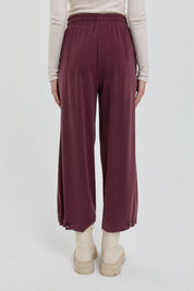 Tencel Havuç Pantolon - Bordo