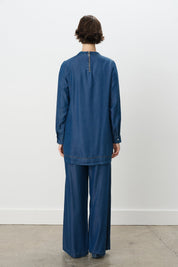 Tencel Pants and Tunic Set - Indigo