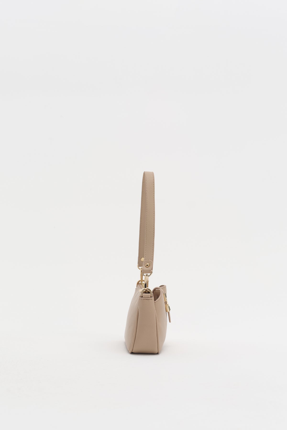 Buckle Detail Zipper Bag - Earth