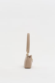 Buckle Detail Zipper Bag - Earth