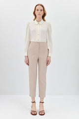 Ironed Grip Carrot Pants - Stone