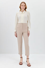 Ironed Grip Carrot Pants - Stone