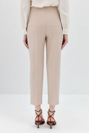 Ironed Grip Carrot Pants - Stone