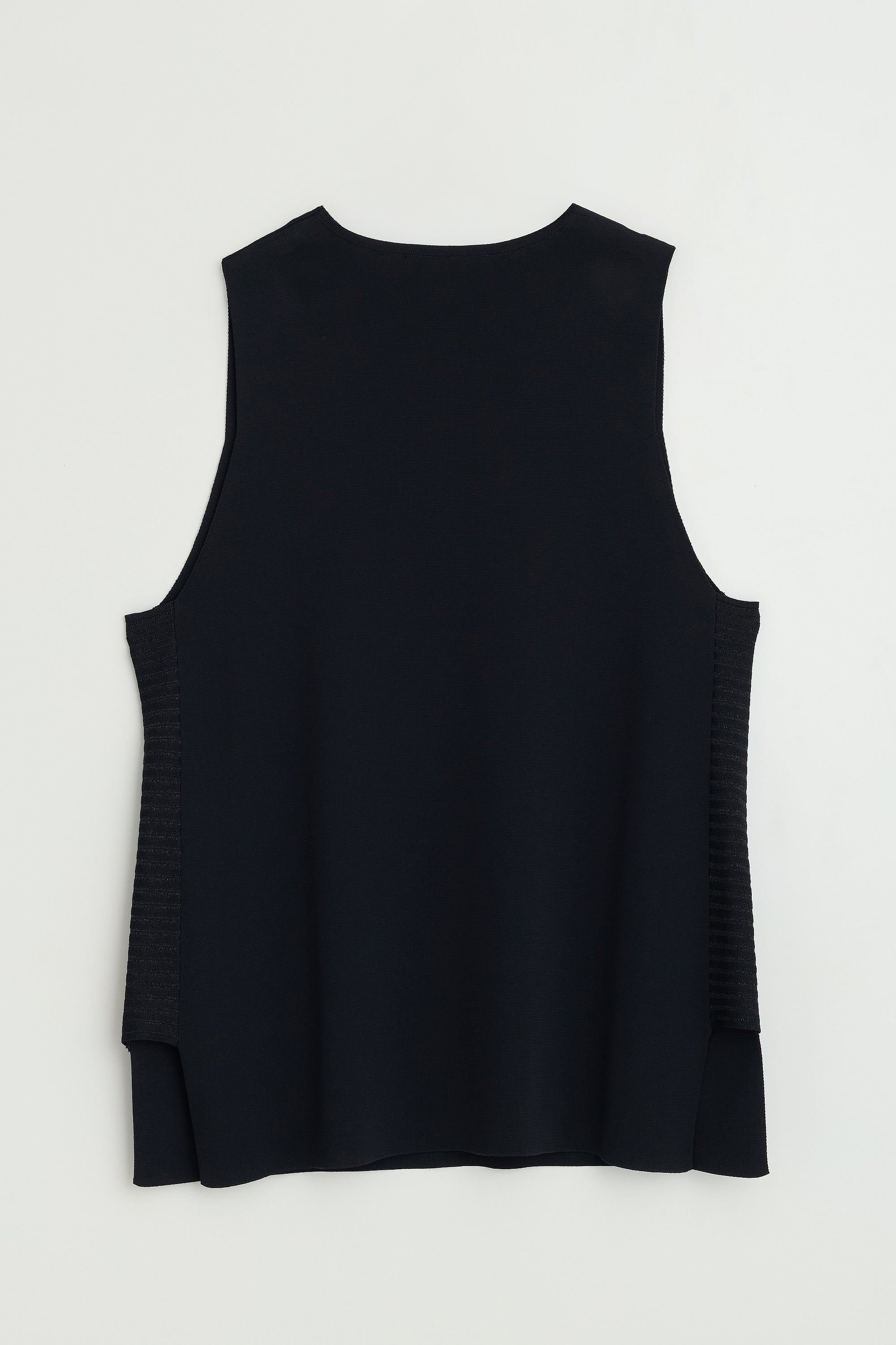 V Yaka Rayon Süveter - Siyah