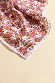 Viscose Digital Patterned Scarf - Pink
