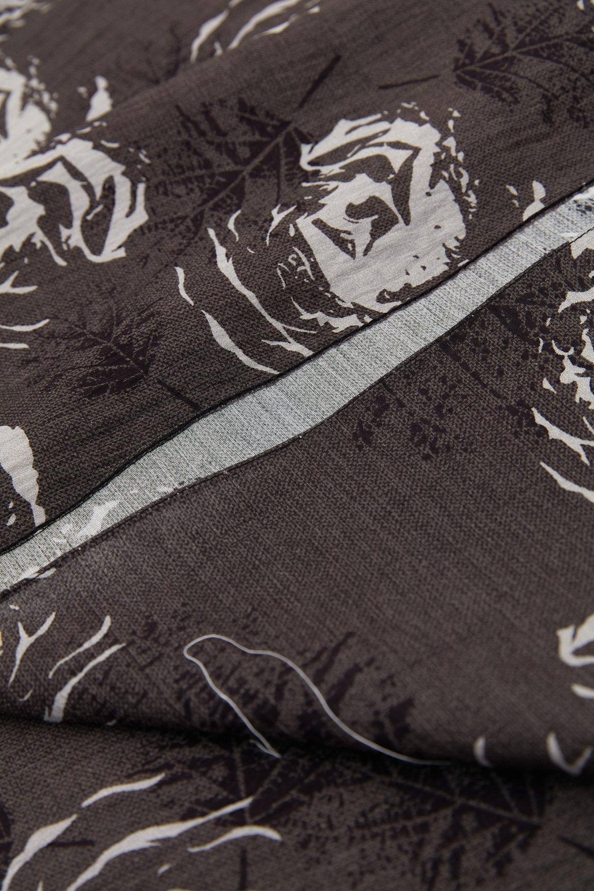 Viscose Digital Pattern Scarf - Anthracite