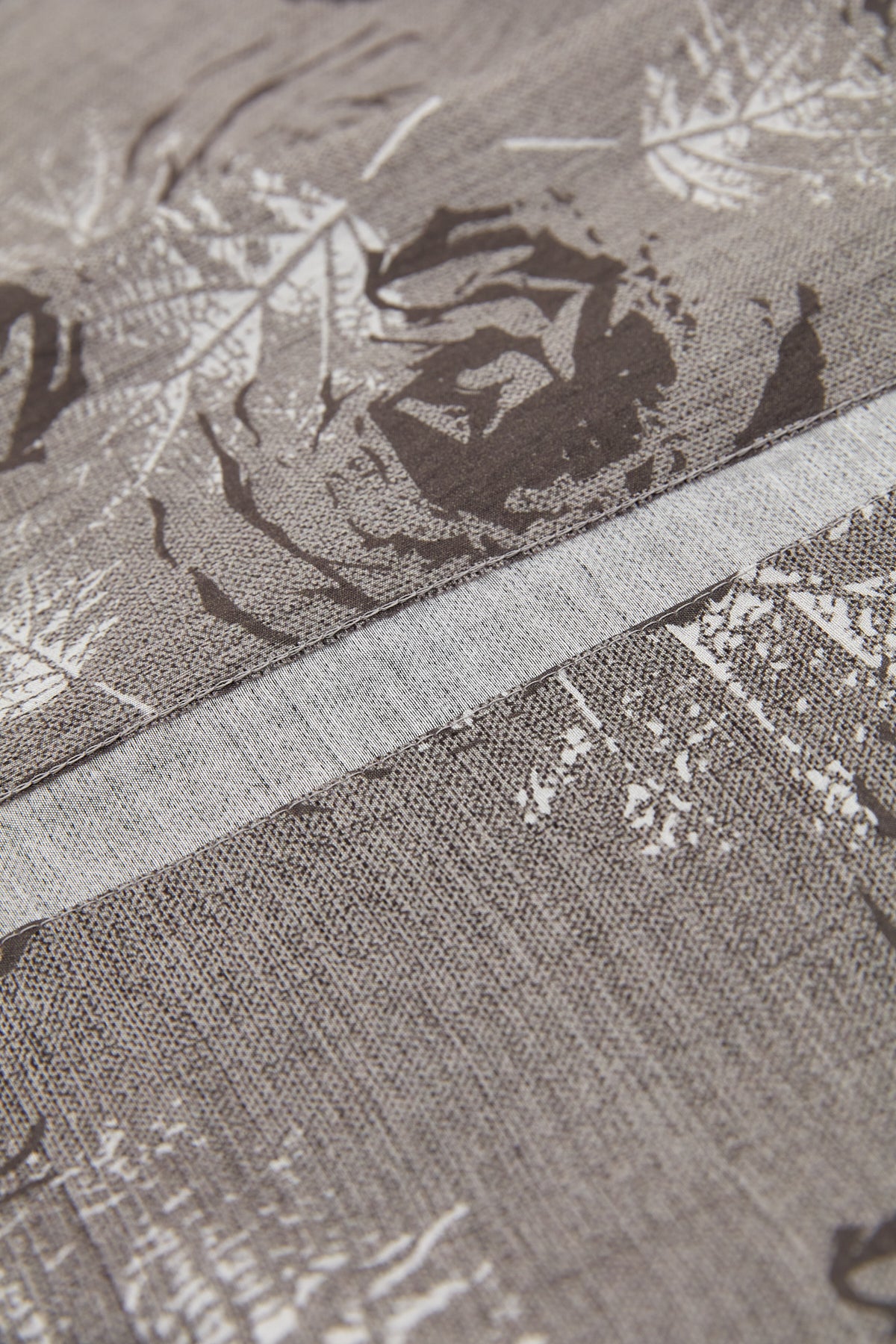 Viscose Digital Pattern Scarf - Grey