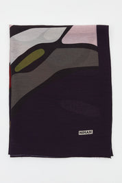 Viscose Digital Pattern Scarf - Green