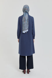 Tunic with Collar Accessory - Indigo