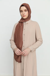 Basic Tunic with Side Slits - Beige