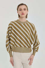 Yarasa Kollu Crop Kazak - Olive