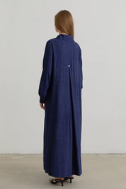 Half Crossover Rayon Farace - Navy Blue