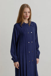 Half Crossover Rayon Farace - Navy Blue