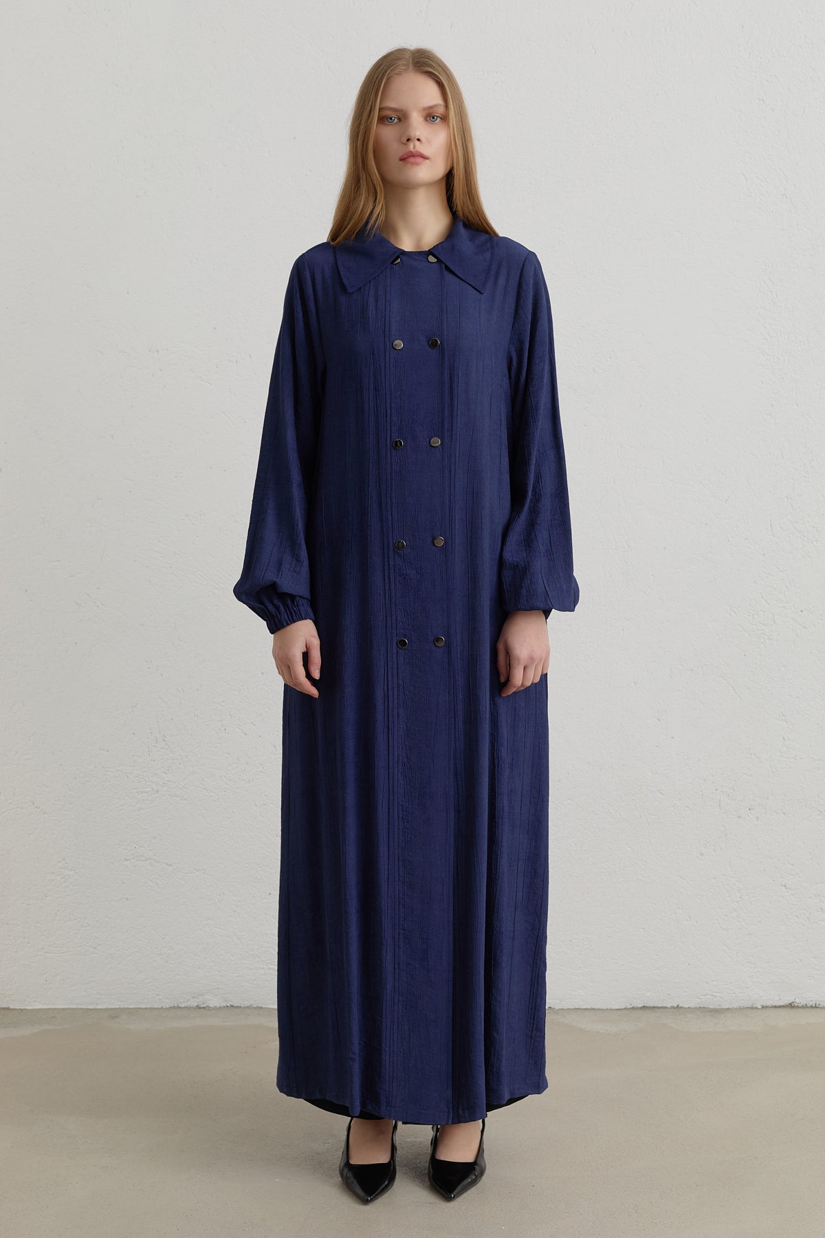 Half Crossover Rayon Farace - Navy Blue