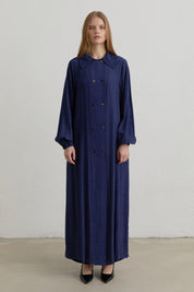 Half Crossover Rayon Farace - Navy Blue