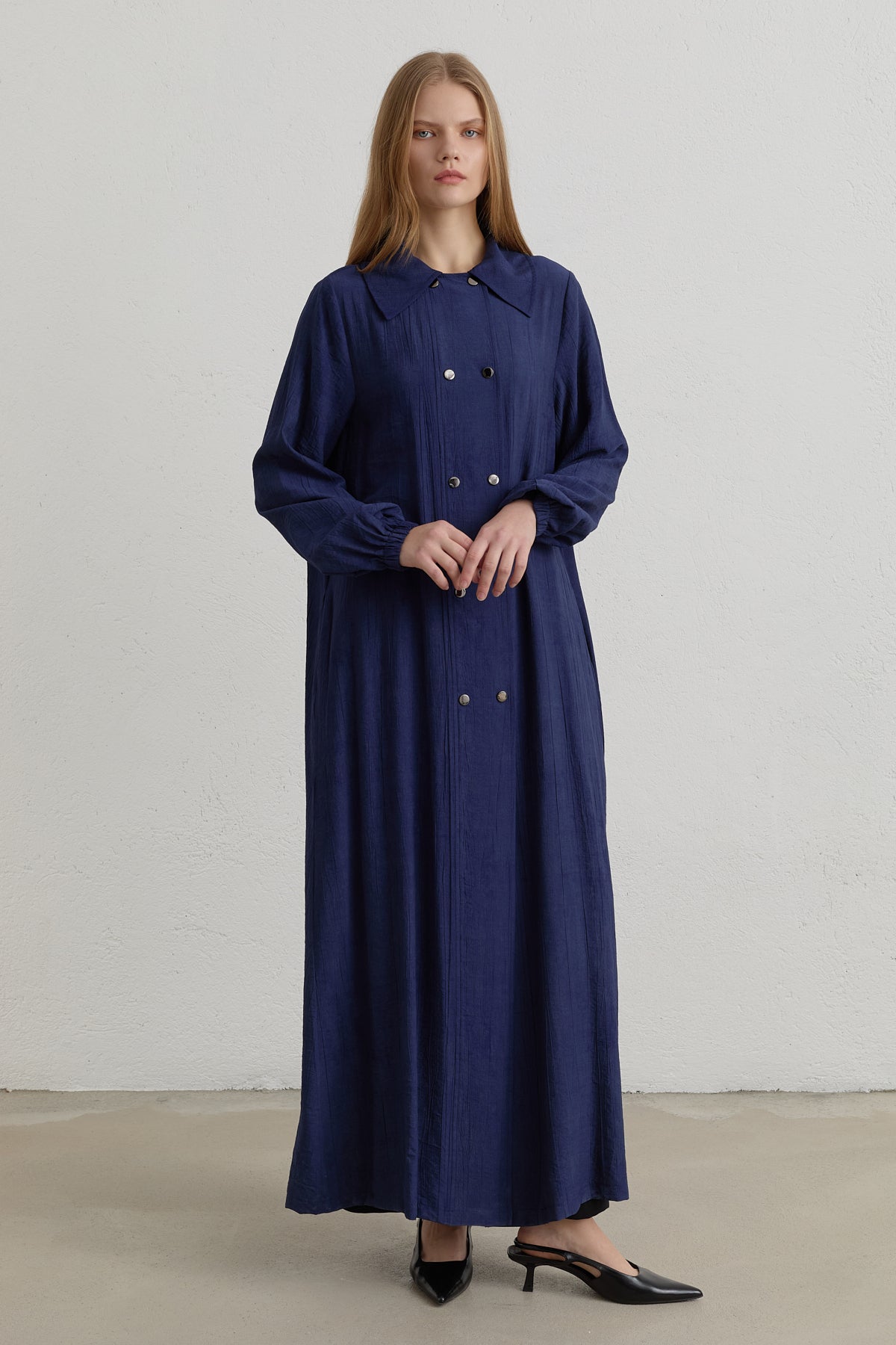 Half Crossover Rayon Farace - Navy Blue