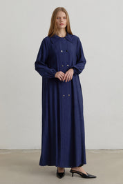 Half Crossover Rayon Farace - Navy Blue