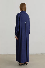 Half Crossover Rayon Farace - Navy Blue