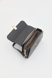 Chain Detail Crossbody Bag - Anthracite