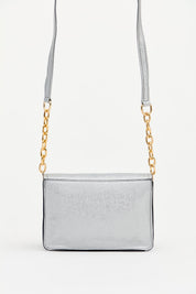 Chain Handle Bag - Silver